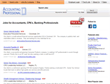 Tablet Screenshot of accountingprofessional.com