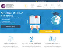 Tablet Screenshot of accountingprofessional.org